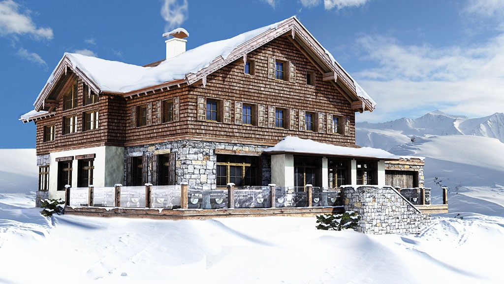 Das Spannagelhaus im Skigebiet Hintertux