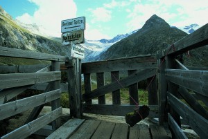 Blick von der Berliner Hütte auf die Zillertaler Alpen