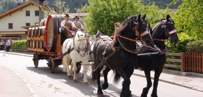 Das Zillertaler Pferdefest: Über 70 Kutschen und Reitergespanne