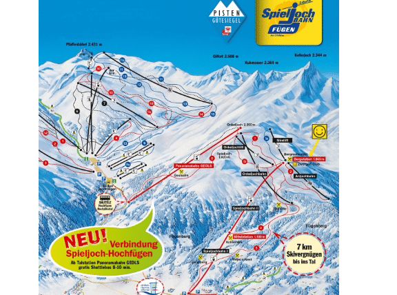 Fügen Skigebiet Zillertal